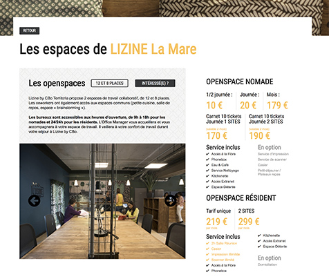 An immersive experience in the heart of Lizine - Second design
